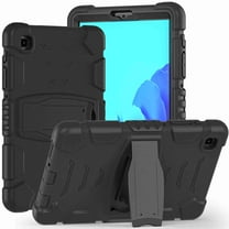 Dteck Case for Samsung Galaxy Tab A7 Lite 2021 8.7 inch SM-T225/T220, Hybrid Rugged Heavy Duty 3 in 1 TPU   PC Combo 3 Layer Shockproof Protective Cover Case with Kickstand -#3 Black