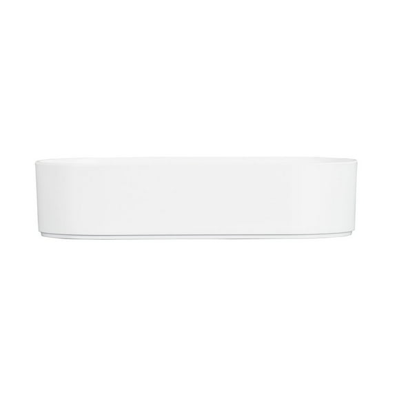 Cal Mil Hudson White Oval Melamine Bowl, 13 inch Width x 6 inch Depth x 3 inch Height -- 3 per case.