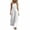 White, variant on Purcolt Women's Jumpsuits, Dressy Casual Summer 2026 Halter Neck, Button-Front, Sleeveless, Wide-Leg Pants Rompers with Pockets