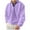 Light Purple, variant on Men's Winter Solid Color Lapel Loose Long Sleeve T-Shirt, Henley Button Up Sport Top for Casual Wear, Gym and Lounge,Black,L