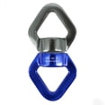 thumbnail image 1 of pitrice Swing Swivel 30KN Rotational Device Dance Hammock 360 Degree Climbing Rope Connector Mountaineering Spinner Swivels Hardware Gray Blue, 1 of 9
