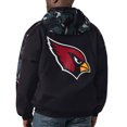 thumbnail image 2 of Men's Starter Black Arizona Cardinals Thursday Night Gridiron Full-Zip Hoodie, 2 of 2
