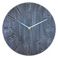 thumbnail image 4 of Reloj de pared simple, silencioso, con pilas, , reloj decorativo de , sin tictac para oficina, habitación de , sala de , h Gris-plata BLESIY Reloj de pared, 4 of 8