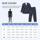 thumbnail image 4 of Balery Anchor Pijama para Hombre de Dos Piezas con Manga Larga, Conjunto de Dormir y Descanso Suave con Bolsillos-Large, 4 of 7