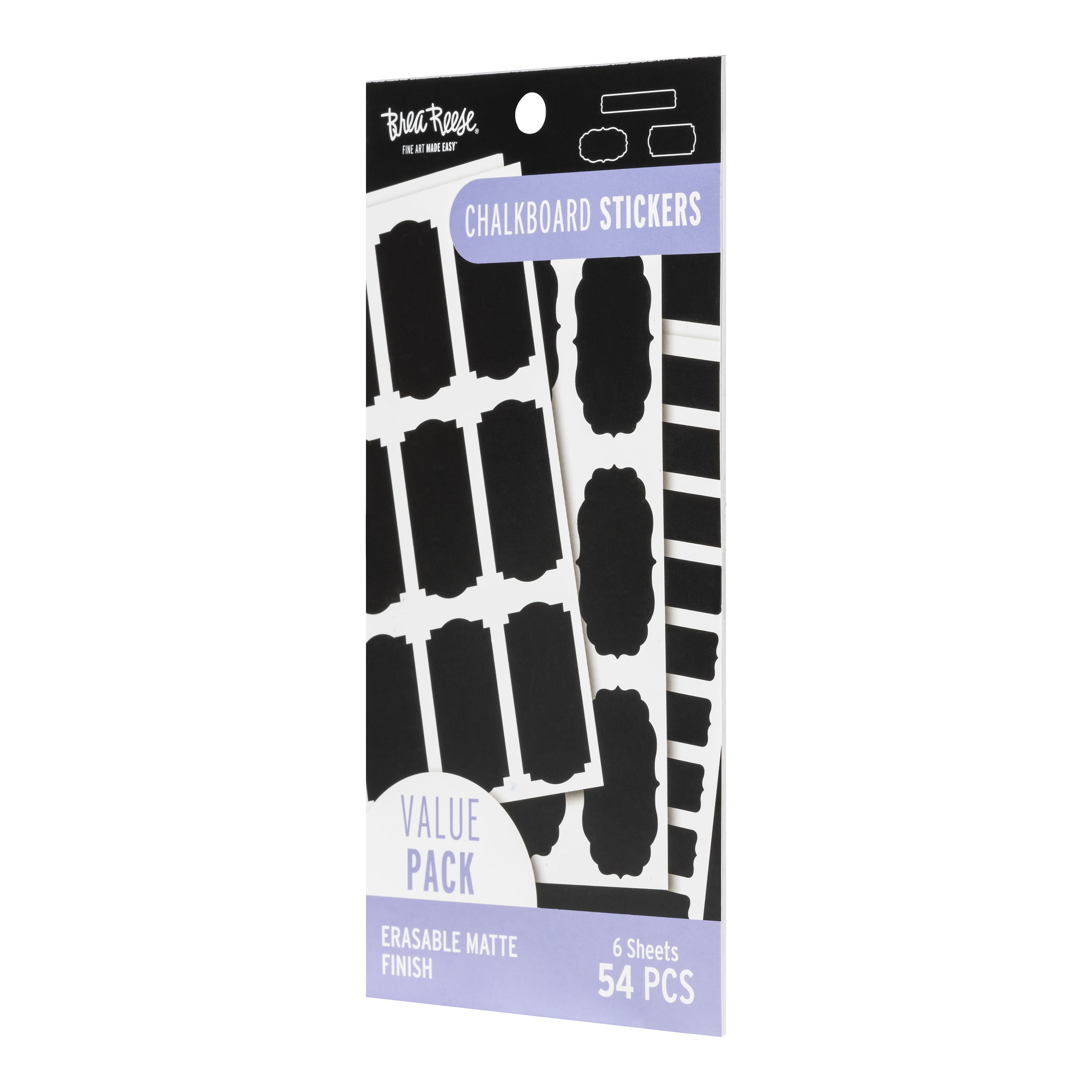 (2 pack) Brea Reese® Sticker Pack - Chalkboard Labels