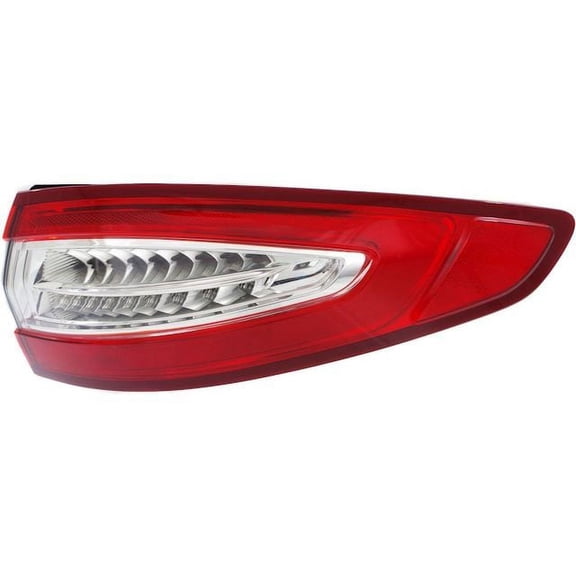 Right Passenger Side Tail Light Assembly - Compatible with 2013 - 2016 Ford Fusion 2014 2015