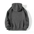 thumbnail image 4 of Baqcunre Women's Women's"C'Est La Vie Paris" Letter-Printed Hooded Pocket Hoodie with Drawstring Comfy Hoodie Womens Hoodies Graphic Hoodie Womens Sweatshirt Dark Gray S, 4 of 4