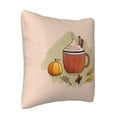thumbnail image 2 of ZICANCN Decorative Throw Pillow Covers , Coffee Fall Wallpaper Couch Sofa Decorative Knit Pillow Covers for Living Room Farmhouse 24"x24", 2 of 8