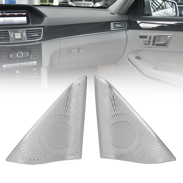 Pegatinas Para Altavoces De Puerta, Embellecedor De Cubierta De Tweeter, 2 Piezas, Aleación De Aluminio, Alta Precisión, Resistente Al óxido Para Accesorios Interiores De Coche