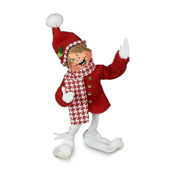 Annalee Jubilee Elf-Red, 9in Collectible Figurine