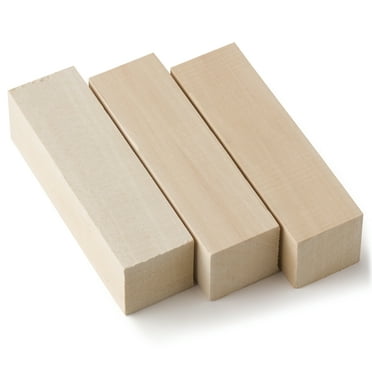 6 Pack: 3 Piece Basswood Whittler's Kit by Make Market®