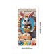 thumbnail image 3 of Easter Door Cover Length 180Cm Width 90Cm Easter Festival Porch Caricature Bunny Decoration Hanging Flag Easter Party Banners Decoration, 3 of 6