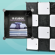 thumbnail image 3 of Cubos Organizadores Apilables Closet Modular Zapatera Portatil Picool Closet cubos, 3 of 5