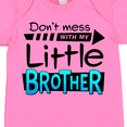 thumbnail image 4 of Inktastic Don't Mess with my Little Brother Boys or Girls Baby Bodysuit, 4 of 5