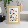 thumbnail image 5 of Shattered Segments II - Framed Print w/glass - Natural Wood, 5 of 8