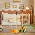 thumbnail image 1 of Juego de Mini escoba y recogedor para niños, pequeño ayudante de limpieza, juego de rol educativo, regalos de vacaciones, juego de limpieza para niños 2 piezas, 1 of 10