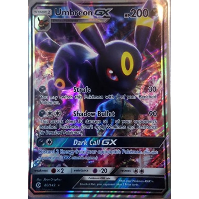 Pokemon Sol y Luna Umbreon GX 80/149 Pokemon