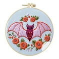thumbnail image 1 of DJN Halloween Kit – & Bat Embroidery Set With Hoop Thread Fabric & Tools | DIY Decor Toys and Hobbies Arts & Crafts & DIY toys, 1 of 8