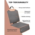 thumbnail image 3 of Owleys Hexy Beige, PU Leather, Waterproof, Front Seat Covers, 1 Pc, 3 of 11