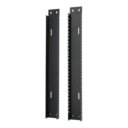 Rockville RAIL10U 10U Reversible Rack Rails With M5 Circle or Square Screw Holes