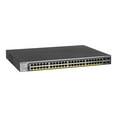 thumbnail image 1 of NETGEAR Smart GS752TP - V3 - switch - L3 - Intelligent - 48 x 10/100/1000 (PoE+) + 4 x Gigabit SFP - Montable en Rack - PoE+ (384 W), 1 of 2