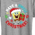 thumbnail image 3 of SpongeBob SquarePants - Have A Swell Christmas - Women's Lightweight French Terry Pullover, 3 of 6