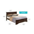 thumbnail image 2 of Glory Furniture Louis Phillipe Queen Storage Bed in Cappuccino, 2 of 2