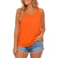 thumbnail image 2 of 3 Pack Plus Size Tank Tops for Women Summer Casual Sleeveless Scoop Neck Soft Stretchy Basic Shirts, 2 of 8
