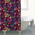 thumbnail image 4 of Pioneer Flower Floral Print Pattern Shower Curtain 72"x84" ,Bathroom Decorative Shower Curtains Set with 12 Hooks,Modern Waterproof Washable Shower Curtain, 4 of 6