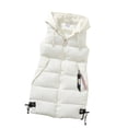 thumbnail image 4 of IMENGL Manteau Décontracté Uni à Capuche, Blanc m, Taille M-4TG, 4 of 4