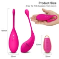 thumbnail image 6 of XBONP Wireless Vibrator Remote Control Vibrating Egg for Woman G-spot Massager Anal Plug Masturbator Sex Toys for Couple Red, 6 of 7