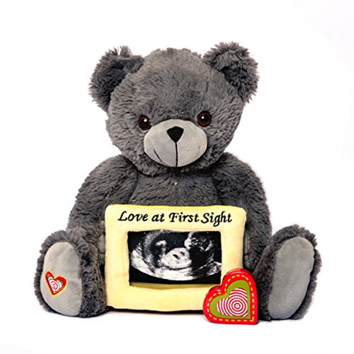 Beary Fun Friend Songs or Baby Heartbeat for Voice Messages a BFF Timber the Gray Wolf Recordable 8 Plush 