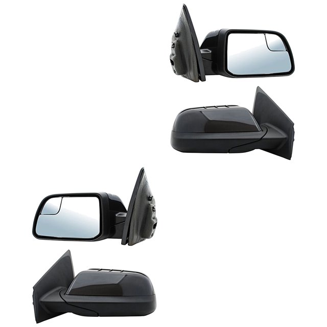 Par de Espejos Edge 2011 A 2014 Ford Inf Elect P/Pintar C/Desemp C/Luz Inf C/Mem C/Punto Ciego Genérica .