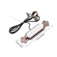 thumbnail image 1 of Guitar Magnetic Single Coil Noiseless Pickup Folk Acoustic Guitar Sound Hole Pickup Electric Guitar Pickup Wiring with Volume and Tone Knobs, 1 of 5