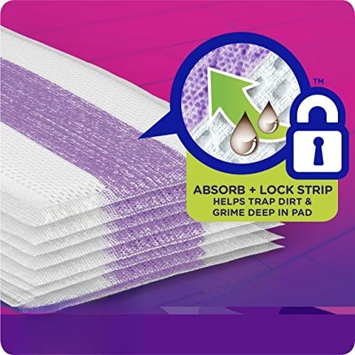 WetJet Hardwood Floor Cleaner, Spray Mop Pad Refill, Multi Surface, 12 Count (Packaging May Vary)