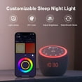 thumbnail image 6 of Sunnyway Pro 2.0 Smart Sound Machine, 388 Soothing Sounds & App Control, Sleep Timer Night Light for Home Office Yoga Meditation Gift, 6 of 10