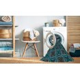 thumbnail image 2 of Ahgly Company Tapis d'Intérieur Lavables en Machine, Ronds, Transitionnels, Gris Ardoise Foncé Ou Vert Ardoise Foncé, Ronds de 3 Pi, 2 of 7