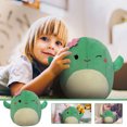 thumbnail image 1 of Muñeco de peluche de peluche, almohada suave, decoraciones para niños, cumpleaños, 1 pieza, color verde Rojo Verde, 1 of 2