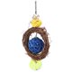 thumbnail image 2 of Aro de ratán Sepaktakraw seguro y no tóxico, colgante para morder, masticar, juguete para pájaros, anillos oscilantes, suministros para loros, accesorio, 2 of 5