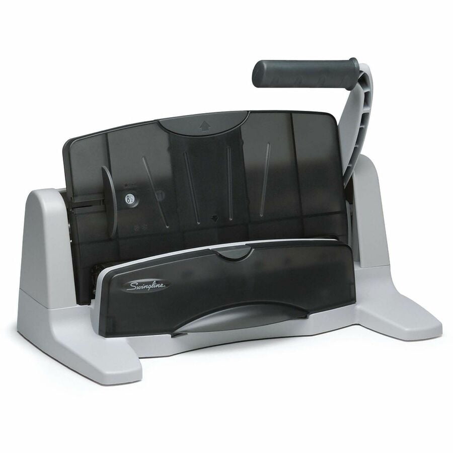 Swingline LightTouch Heavy Duty Punch, 50% Easier, 2-7 Holes, 40 Sheets