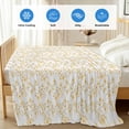 thumbnail image 4 of Yellow Spring Floral Cooling Blanket,Lightweight Breathable Summer Throw Blanket with Double Sided Cold Effect,Elegant Watercolor Summer Botanical Picnic Blankets Bed Sheet for Hot Sleepers 60"x80", 4 of 8