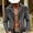 Gray, variant on Men's Vintage Moto Jacket Long Sleeve Fringe Tassel Casual Zip Up Coat with Pockets for Streetwear Travel and Daily Wear