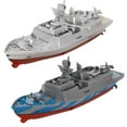 thumbnail image 2 of pitrice Battleship RC Warship Remote Control Cruiser Speedboat Model Children Aircraft Carrier Toys Holiday Gift, 2 of 9