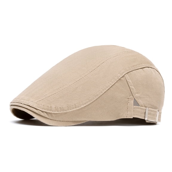 Men Cotton Newsboy Gatsby Flat Hat Stretch Duckbill Golf Driving Beret Ivy Cap