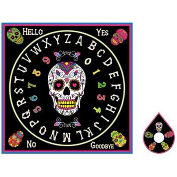 Download Day Of The Dead Spirit Ouija Board Sugar Skull Calavera Dia De Los Muertos Divination Tool By Skullduggery Emporium Walmart Com Walmart Com