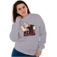 thumbnail image 3 of Popeye The Sailor Man Size Matters Sweatshirt for Men or Women Brisco Brands S, 3 of 6