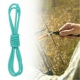 thumbnail image 5 of Archery D Loop Rope 2 FT, Bow D Loop String Release Material Nock Wire Nocking Loop, Blue Cyan, 5 of 7