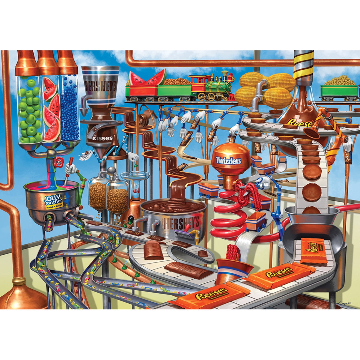 MasterPieces 1000 Piece Jigsaw Puzzle - Chocolate Factory - 19.25"x26.75"