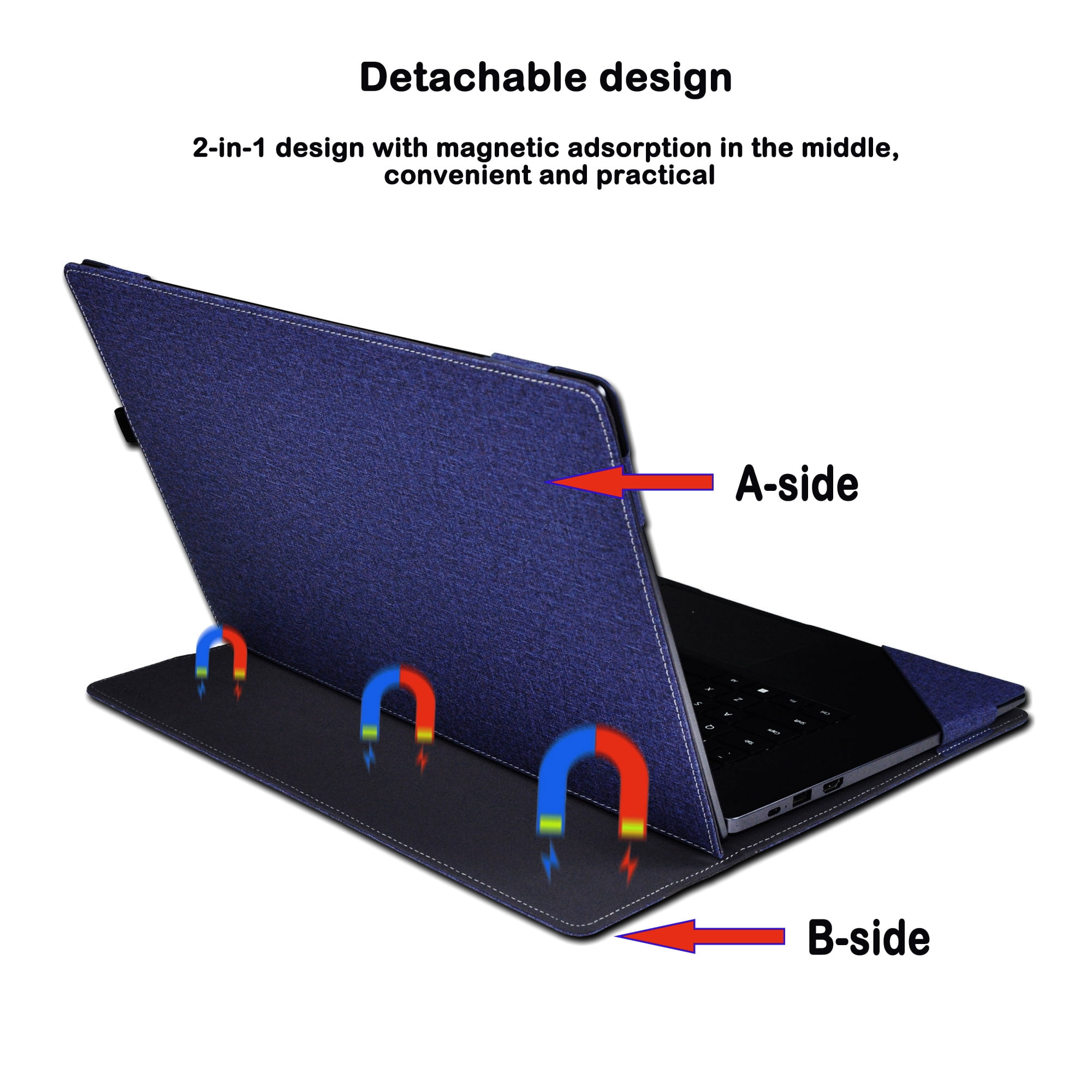 Laptop Case Cover for 14 inch Lenovo Slim 7 14IAP7 14IRP8 &Yoga Slim 7 14IMH9&Yoga Slim 7 Pro 14ARH7 14IAH7 14IAP7&Yoga Slim 6 14IRP8 14IAP8 14APU8 14IRH8 Sleeve,PU Leather Notebook PC Bag