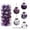 #251-Purple, variant on 30 Pcs 2.36 Inch Purple Christmas Ball Ornaments, Festive Hanging Xmas Tree Decoration Baubles, Holiday Decorative Pendant Set For Home Party Christmas Tree Decor